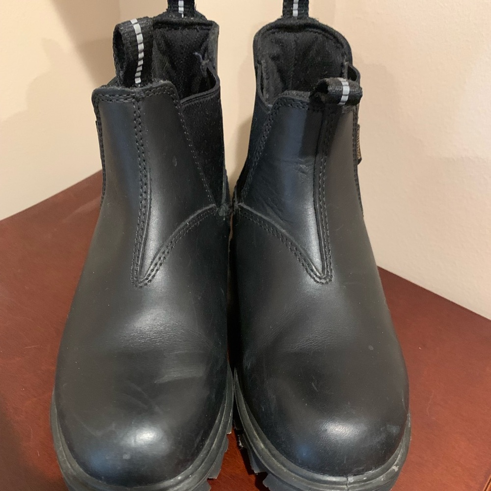 LADIES WOLVERINE ROMEO 5” WORK BOOTS WATERPROOF BLACK SIZE         7 1/2 W